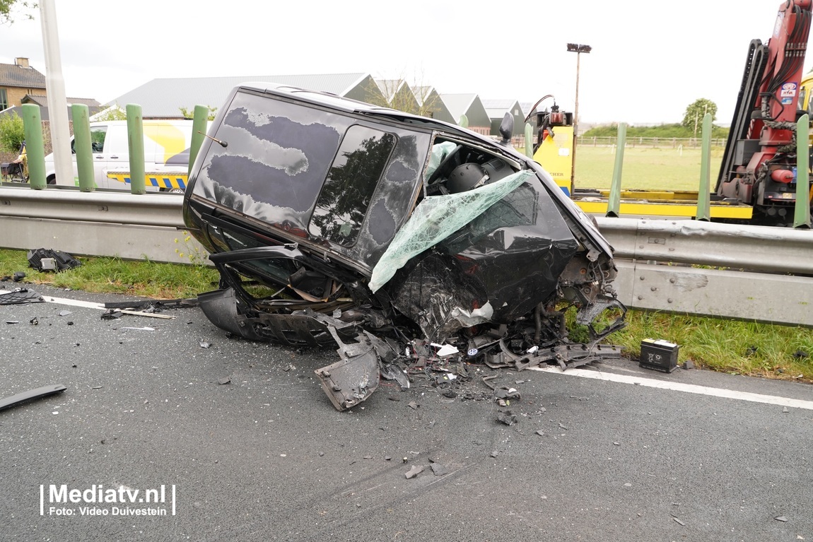 Frontale aanrijding op de N209 bij Bleiswijk ..