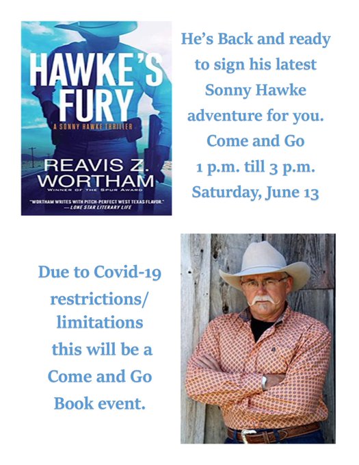 ParisTXLibrary's tweet image. Reavis Z Wortham book signing.  Saturday, June 13, 1 - 3 p.m., Paris Public Library. #parispubliclibrary #reaviszwortham