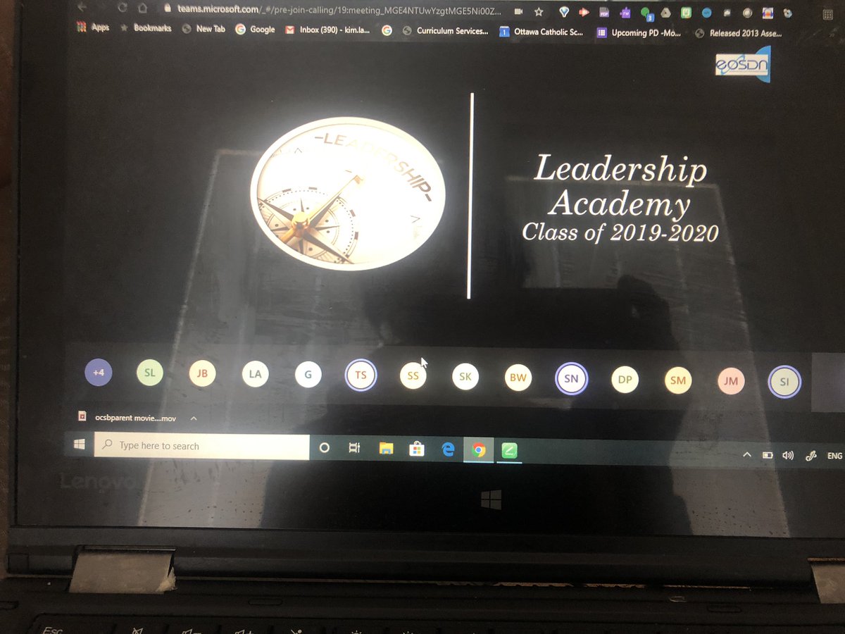 KimLacelle2's tweet photo. Our final @EOSDN Leadership Academy session has gone Virtual! Not the way it was planned but grateful that the EOSDN team made the best of allowing us to learn and grow together! #ocsbAtHome #EOSDN https://t.co/HjdCbVcMr9