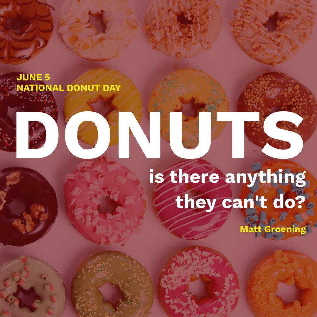 MidniteMarketer's tweet photo. Get your donuts without the guilt! It's #NationalDonutDay https://t.co/npG0nMnE3s