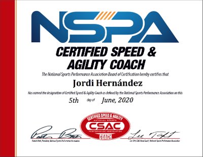 jordi2hernandez's tweet photo. One step more...CSAC-NSPA Thanks @leetaft Great learning! I feel more prepared as a coach to improve my players #speedskills #multidirectionalspeed #agilitydrills. https://t.co/ZS0BfeIGd9