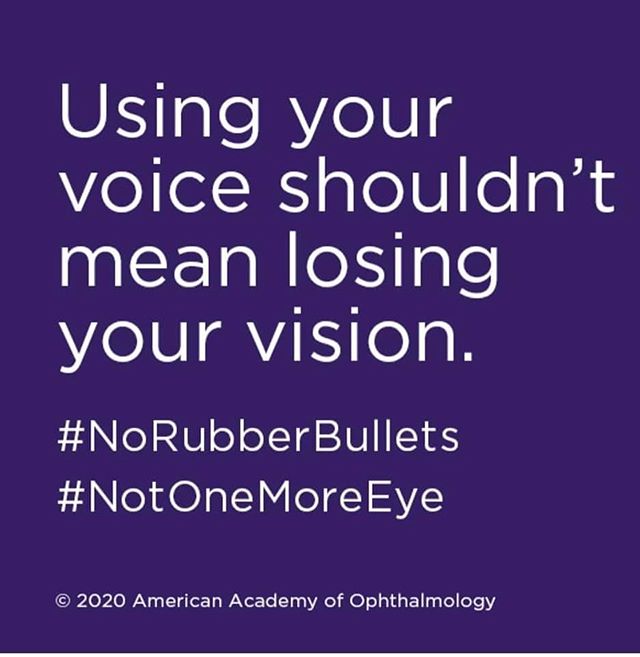 LaserCareEye's tweet photo. The rubber bullets and tear gas are blinding people. You should not have to go blind to make a stand for the truth. #lasikboss #dfweyes #dfw #dallas #fortworth #planotx #aaoeye #norubberbullets #notonemoreeye https://t.co/rDvdGc9V8E