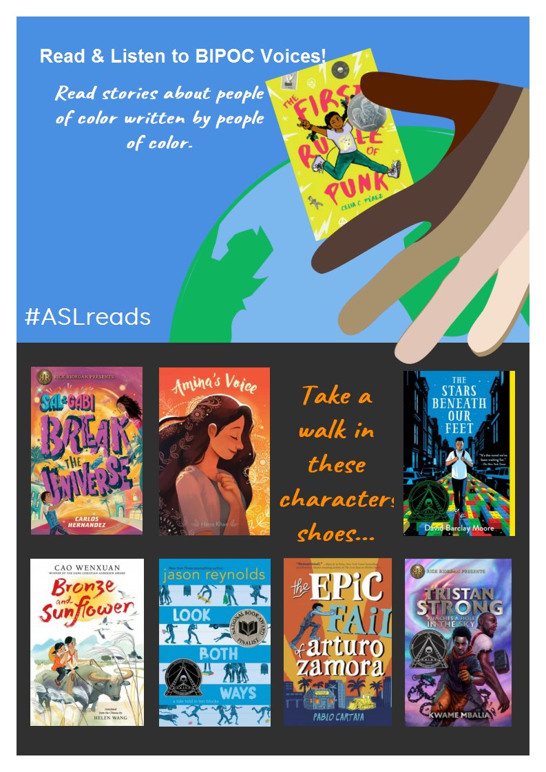 Read stories about POC by POC. #readinglist  #aslreads #aslcreates libraryaware.com/20ZPKZ