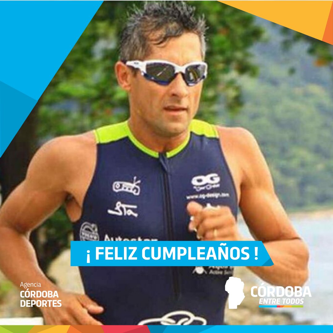 🎉¡Feliz Cumpleaños Oscar! Le deseamos muchas felicidades en su día a @oscargalindez🏃🏼, histórico triatleta que supo dejar el nombre de Córdoba en lo más alto de la disciplina🥇