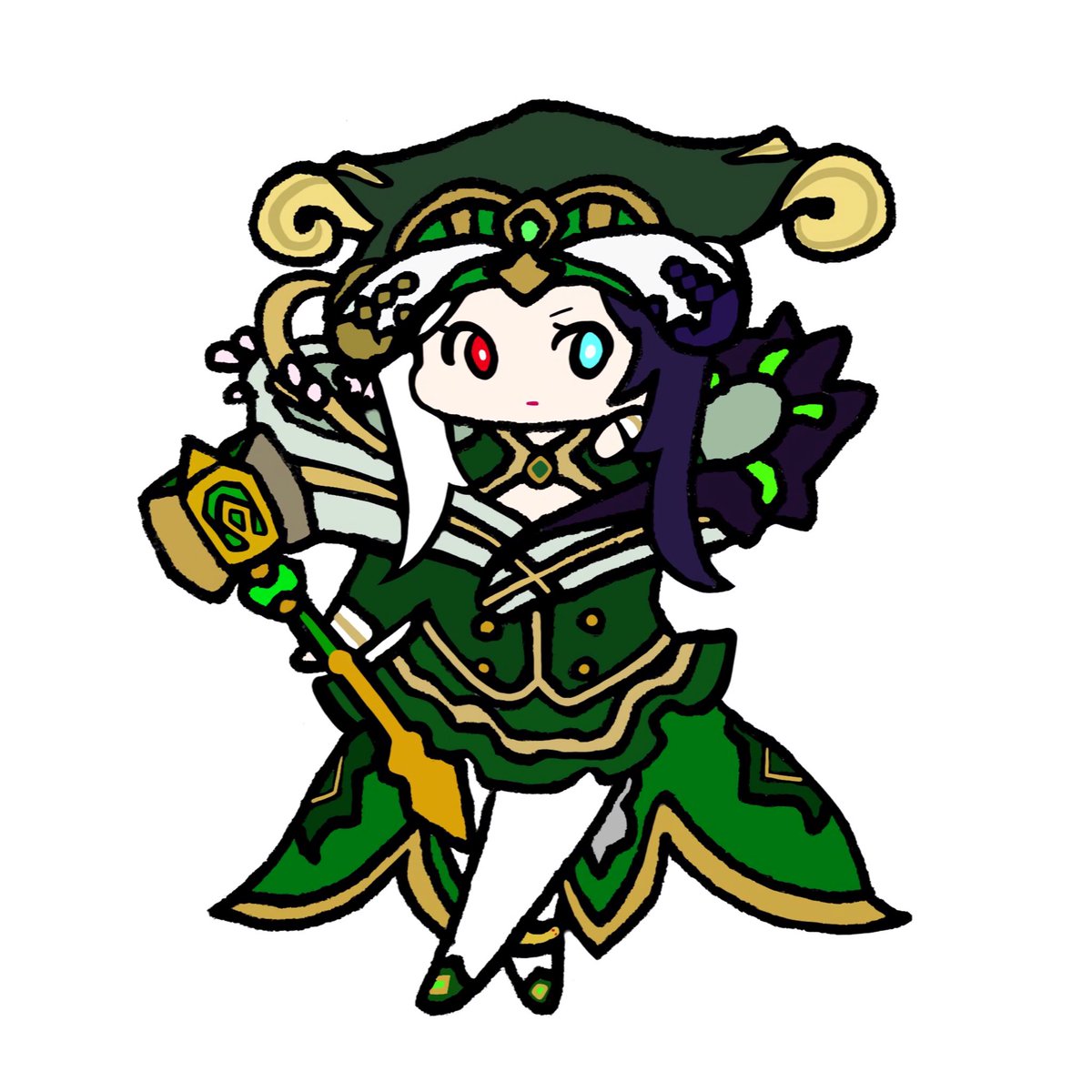 かるん A Twitter モンスト エスカトロジー 神化前 ちびスト モンストイラスト