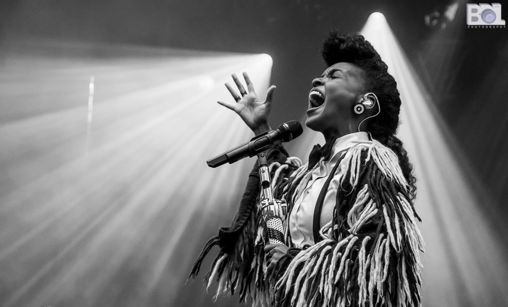 June photo of the month is  @JanelleMonae and ALL PROCEEDS are going  @BlackAndPinkBos. This is the only way to get it  http://bit.ly/donate-BP-Boston. Read the description next to the photo