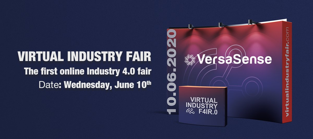 If you can't come to us, we come to you!

VersaSense will participate in the first online Industry 4.0 fair on Wednesday June 10, 2020.

We look forward to meeting you at our virtual booth!

Attending is easy and free! Register here --&gt; bit.ly/2ZFjWi9

 #IIoT  #BETECH