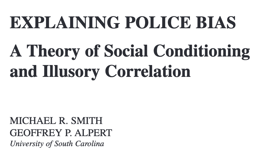 57/ "The few studies that have controlled for the differential involvement of minorities in crime, or for race and crime at the neighborhood level, have found that stop, search, and arrest disparities for Blacks and Hispanics remain after crime rates are held constant."
