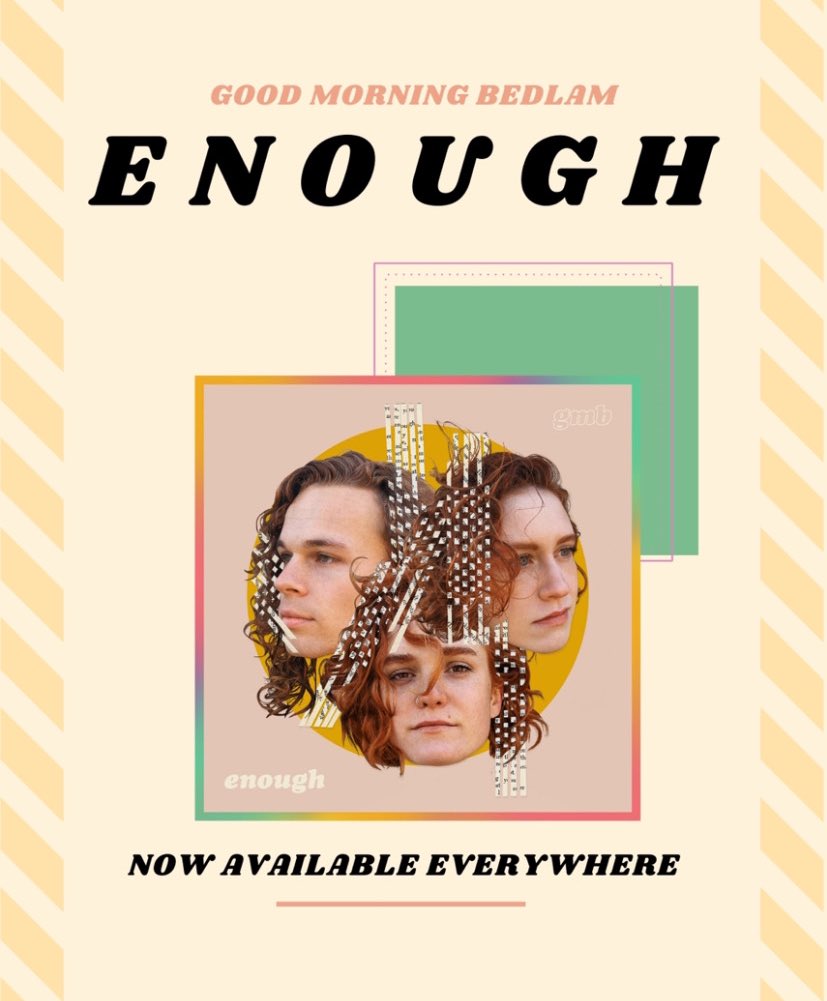 IT’S OUT! LISTEN TO OUR LATEST SINGLE ‘ENOUGH’ 
spoti.fi/2BtbyYX