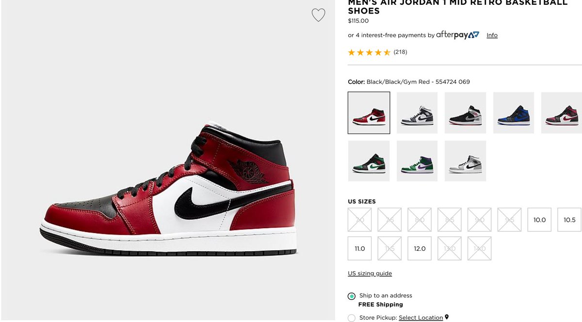 jd sports jordan 1 mid chicago