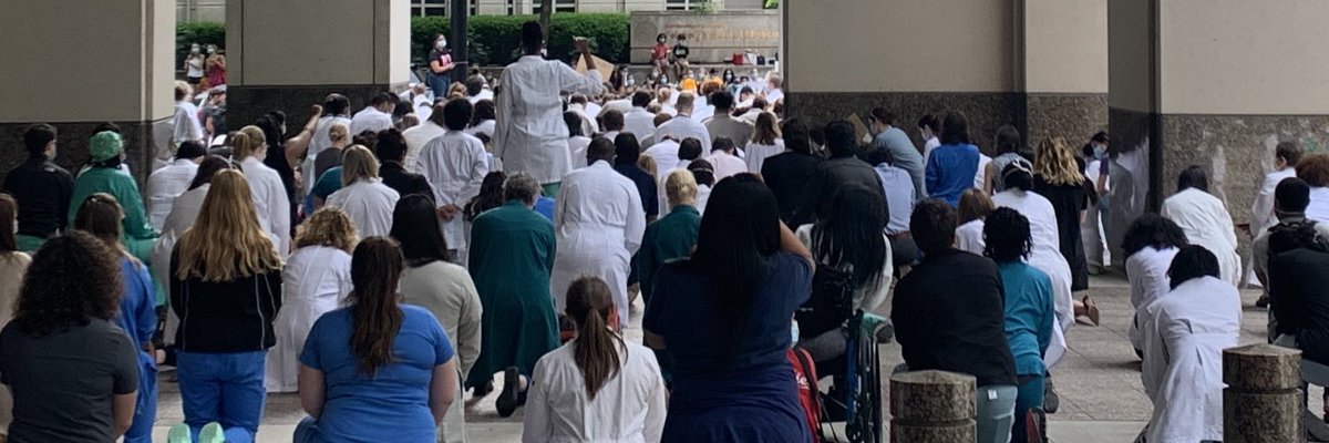 Quentin Youmans, MD, MSc, FACC (@quentinyoumans) on Twitter photo #WhiteCoatsForBlackLives <a href="/NUFeinbergMed/">Northwestern Feinberg School of Medicine</a>. Now the work begins. #WhiteCoatsForBlackLives <a href="/NUFeinbergMed/">Northwestern Feinberg School of Medicine</a>. Now the work begins.
