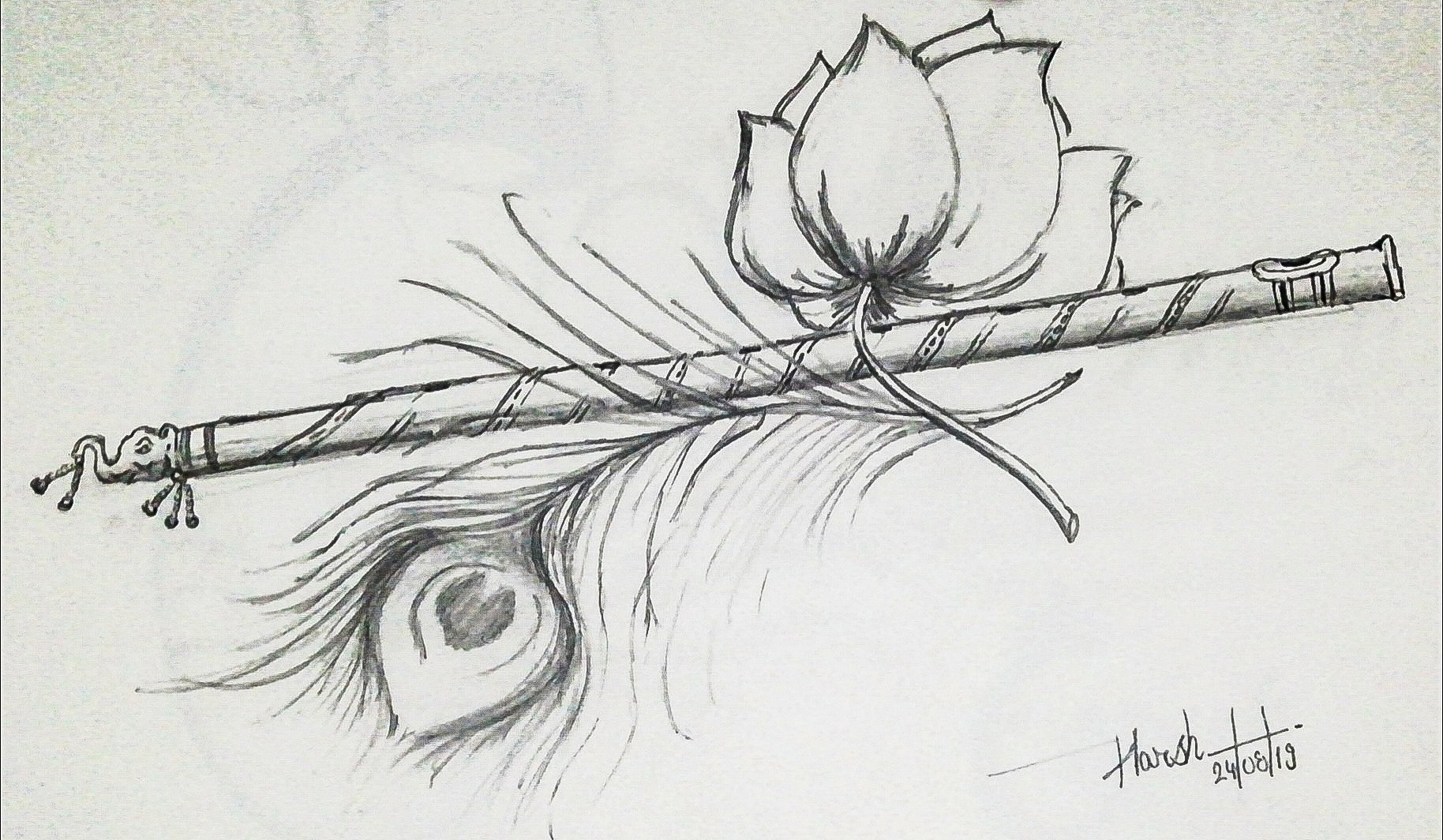 Top more than 72 flute pencil sketch in.eteachers