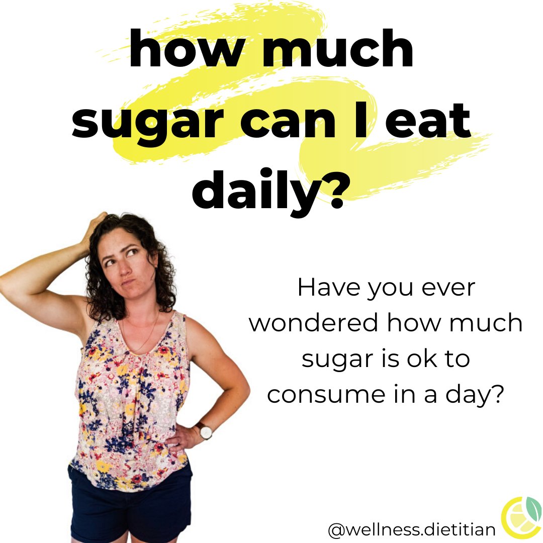 Do you wonder if you are eating "too much" sugar🍫?
.
Click the ✨link in my bio✨ and go to my blog articles to find out more!

#dietitiansofcanada #wellnessdietitian #sweetdietitian #sugar #naturalsugar #refinedsugar #reducesugar #wellnesscoach #SweetSpotChallenge <a href="/CdnSugarNutr/">Canadian Sugar Institute Nutrition Info Centre</a>