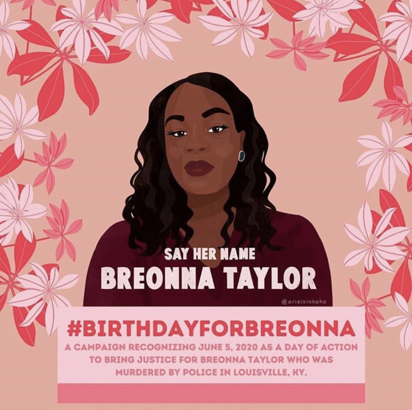 #BirthdayForBreonna 

You should be celebrating your 27th today. 

Sign the petition change.org/p/andy-beshear…

Donate to the GoFundMe gofundme.com/f/9v4q2-justic…

🎨: IG aylasydney &amp; IG _afrodiziak