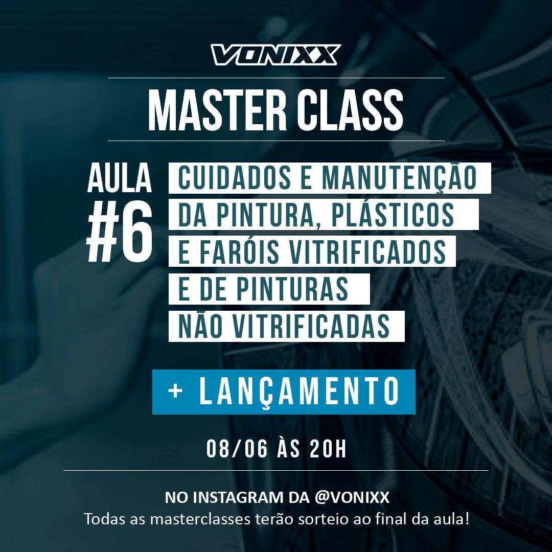 🏁 Chegamos na reta final! A aula #6 da MASTER CLASS VONIXX vem com uma grande surpresa! O que será que vamos lançar?🏆 Dia 08/06 às 20h, em nosso insta oficial <a href="/vonixx/">Vonixx</a>.