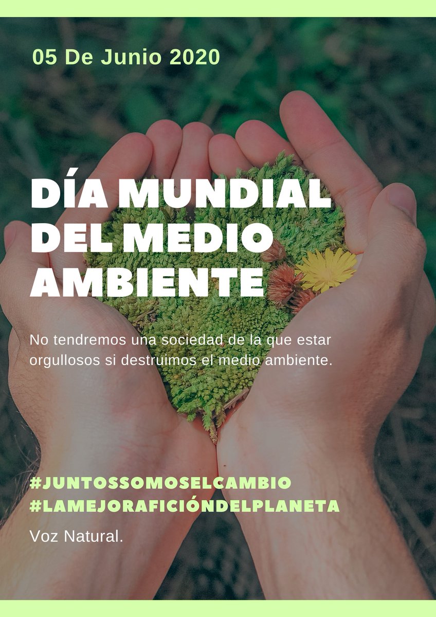 VozNatural's tweet photo. Los alimentos que comemos, el aire que respiramos, el agua que tomamos y el clima que hace habitable nuestro planeta provienen de la naturaleza.
El #DíaMundialDelMedioAmbiente llama a la acción urgente de proteger la biodiversidad. #LaMejorAficiónDelPlaneta #JuntosSomosElCambio🌎 https://t.co/SYOzqRcv8K