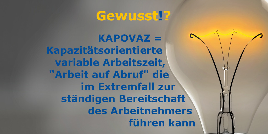 Gewusst!? 😎🤔 

Was war noch gleich KAPOVAZ? Diese Frage haben wir euch gestern gestellt. 🤔
Heute gibts die Lösung und gleich ein wenig Wissen zum Mitnehmen! 😀

#schnellerschlau #carriereandmore