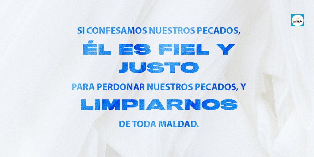 RadioCaribeSano's tweet image. #VersículoDelDía
Si confesamos nuestros pecados, él es fiel y justo para perdonar nuestros pecados, y limpiarnos de toda maldad.
1 Juan 1:9 RVR1960
#confesar #pecados #fiel  

@programasatelite
Escúchanos aquí -&amp;gt; Tunein : Radio Caribe Sano &amp;gt;bit.ly/2MNazqMb