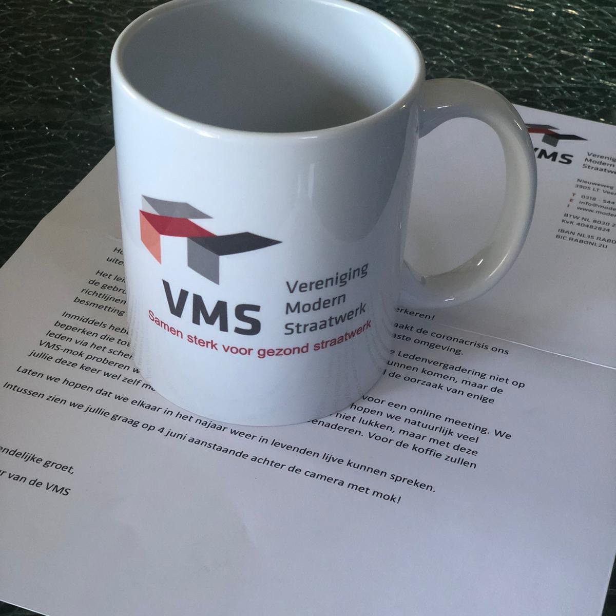 Een ongebruikelijke, maar zeer geslaagde ALV van 4 juni via Teams, met koffie uit een heuse VMS mok!! #Samensterkvoorgezondstraatwerk