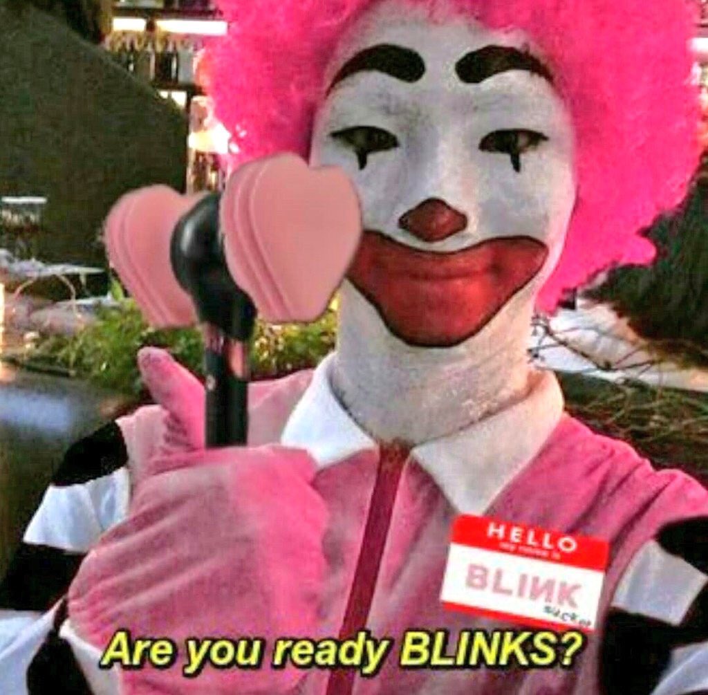 on Twitter: "My neighbor is looking for clowns for her son's birthday party  & I said I know a lot so Blinks pm if you're interested @ygofficialblink"