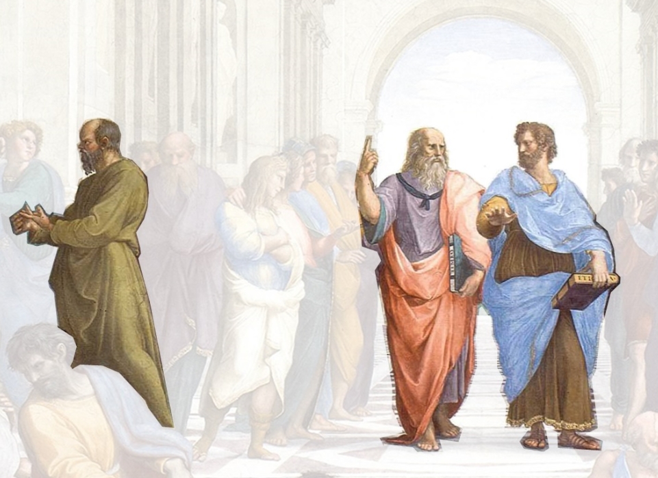 plato and socrates painting