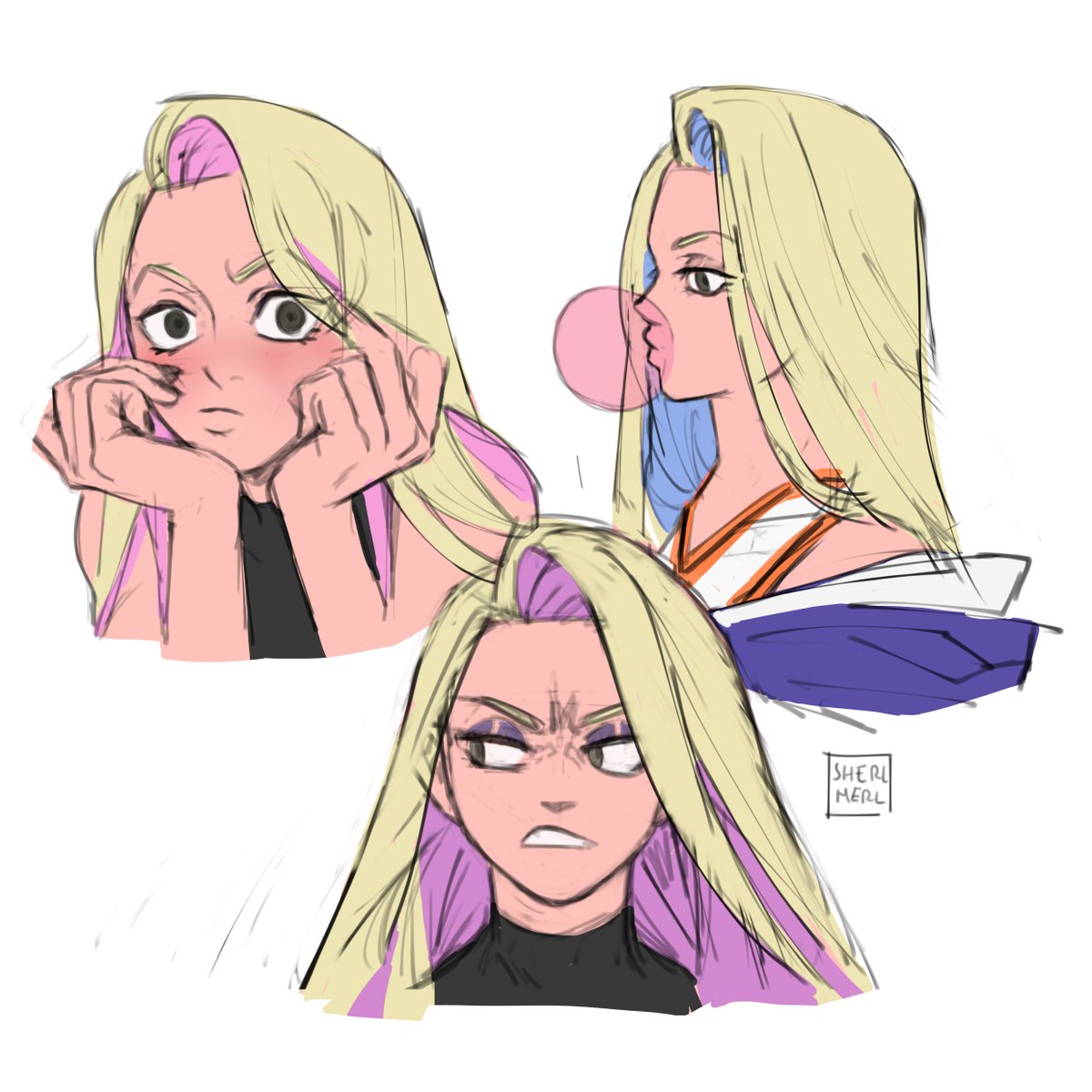 sherl_merl's tweet photo. Oc sketch dump (1/3) https://t.co/J2zQV9AMHc
