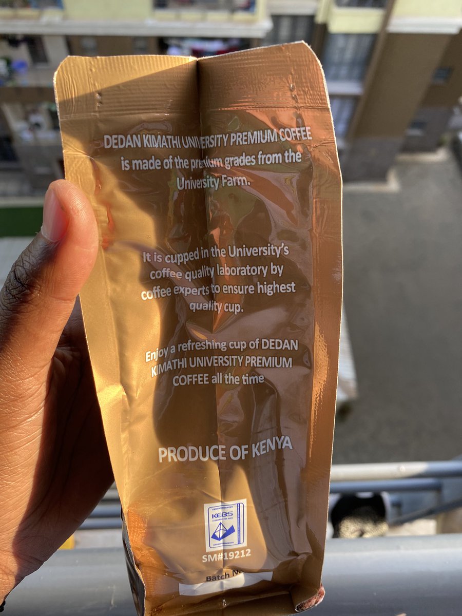 SavioWambugu's tweet image. Local Premium coffee from Dedan Kimathi University keeps me going Thank you @dehub_dekut 
#InnovationRedefined
#Innovation
#CoffeeCode