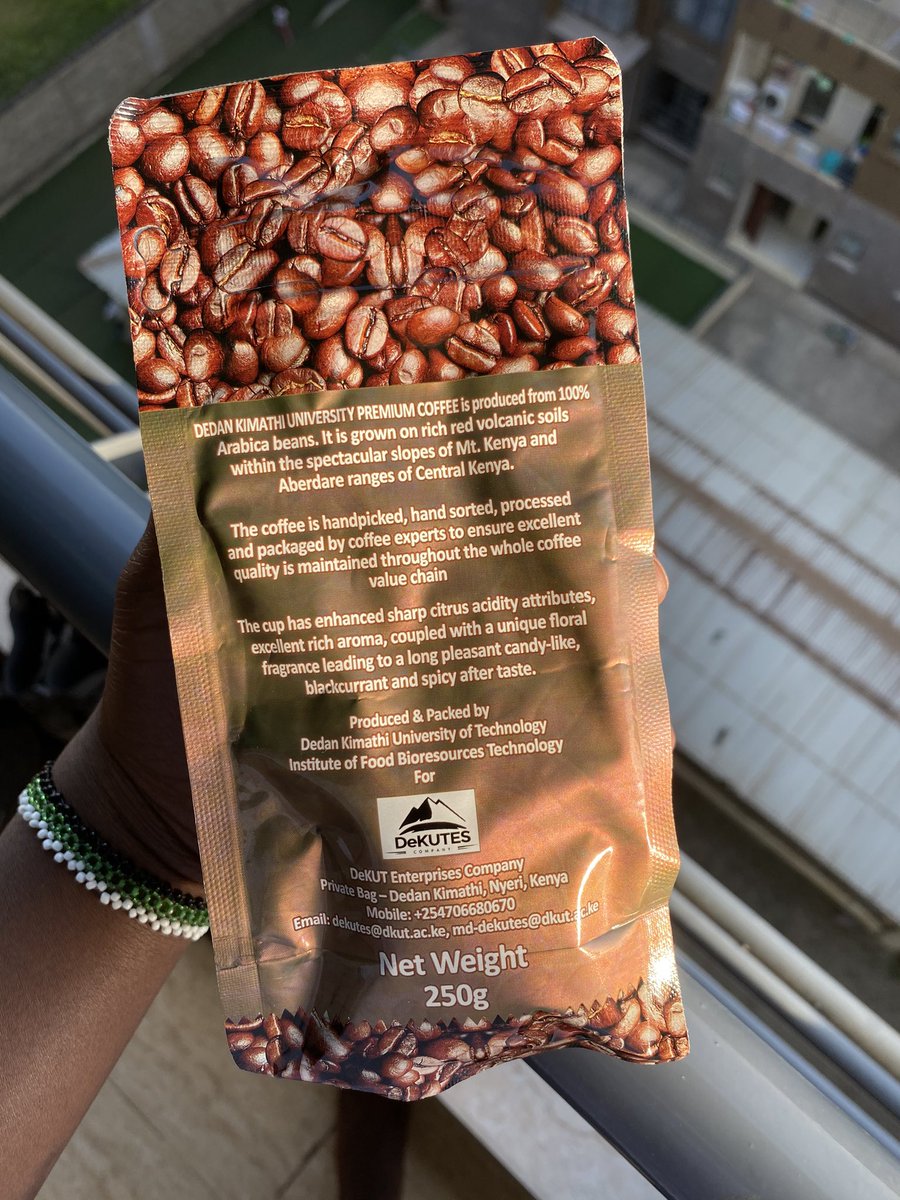 SavioWambugu's tweet image. Local Premium coffee from Dedan Kimathi University keeps me going Thank you @dehub_dekut 
#InnovationRedefined
#Innovation
#CoffeeCode