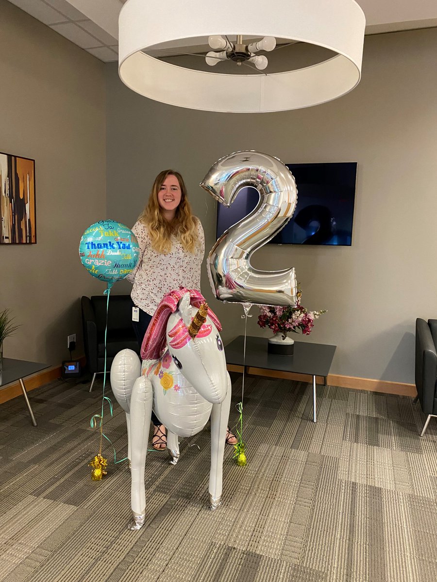 Happy 2 year anniversary to our invaluable, one of a kind, Senior Intelligent Assistant, Shaina!