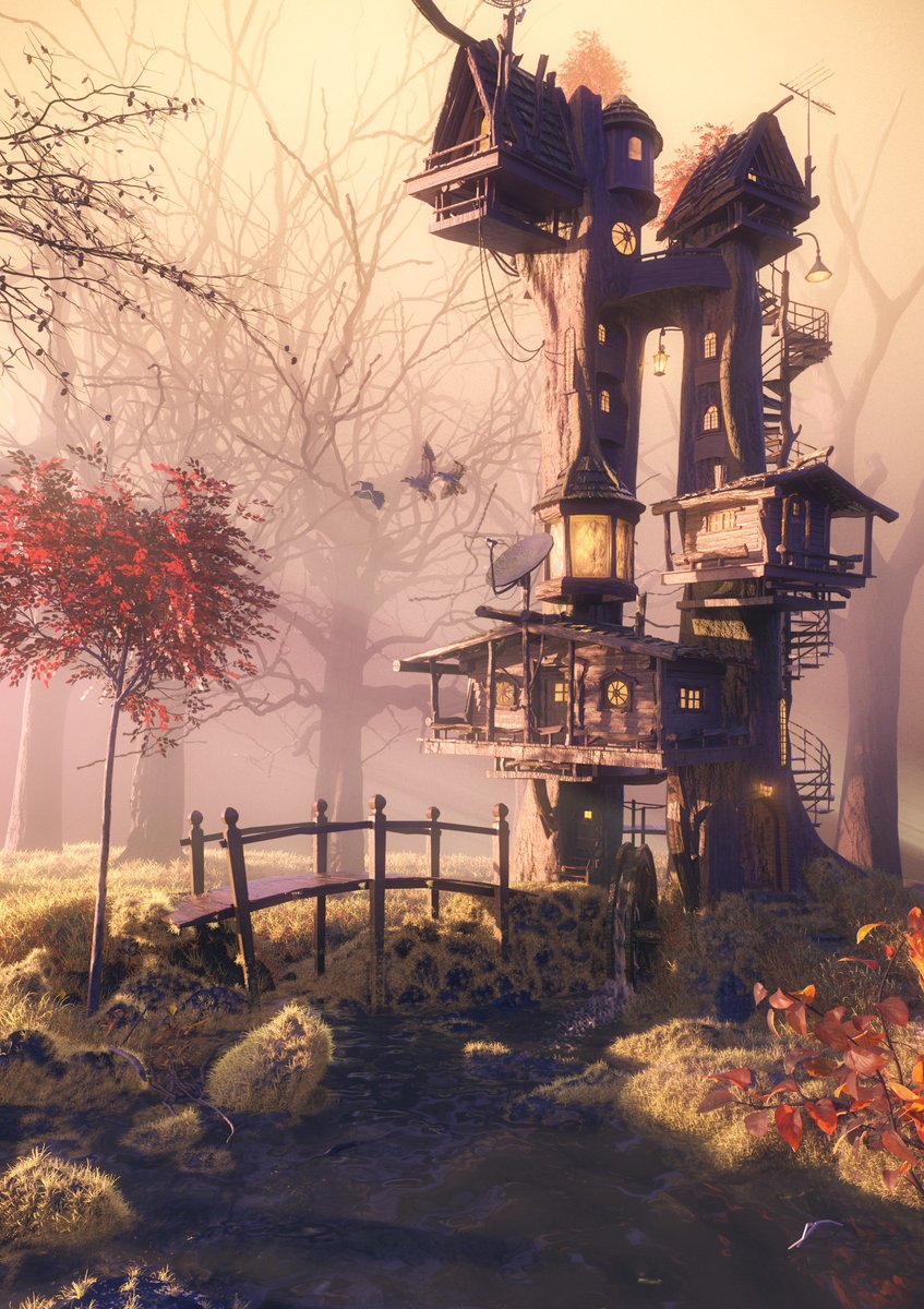 Jordanj98297317's tweet image. Woodville Renderman Art Challenge

This project was very fun, it was the first time using 
Udim uv's, 
MASH in maya for the moss and grass, 
Bifrost for the water,
 I learned a lot and enjoyed every minute of it.
No models were modelled by me.
#woodville #rendermanchallenge