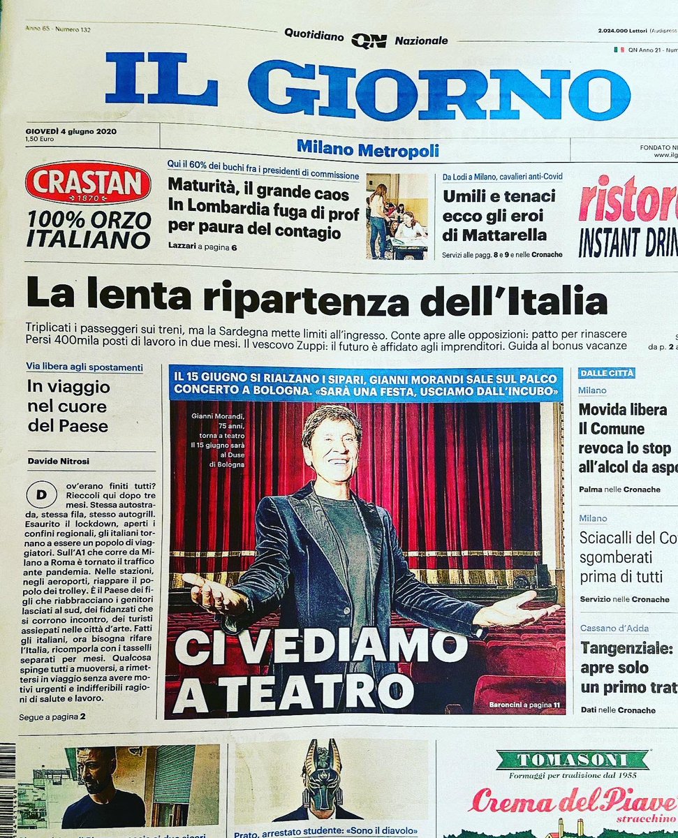 MaryGarret's tweet photo. #IlGiorno 🇮🇹 #press about #SwansForRelief w/ @mistyonpointe @wadesdavis @JosephSPhillips LINK IN BIO 🩰🦢🩰 https://t.co/69ZH9bX1c7