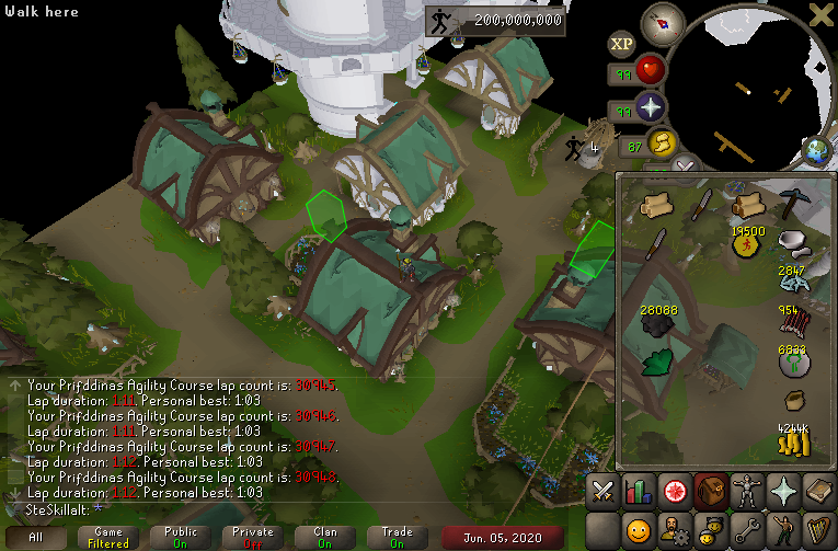 200m Agility