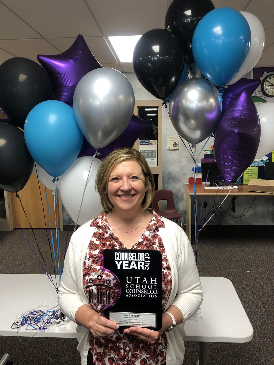 ASDcounselors's tweet image. Congratulations to Lee Ann Elzey, counselor at AFJH, for being selected Utah School Counselor of the Year by USCA! #ASDeveryONE @alpineschools #asdshine