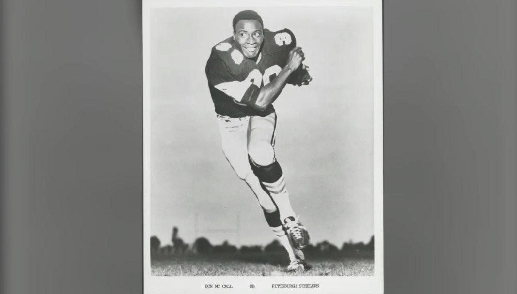 101 days until  #Steelers football, so here's a photo of Don McCall, who scored on a 101-yd kickoff return vs Minnesota in 1969. (We don’t have video for this one)It remains the longest kickoff return in Steelers history.  #HereWeGo