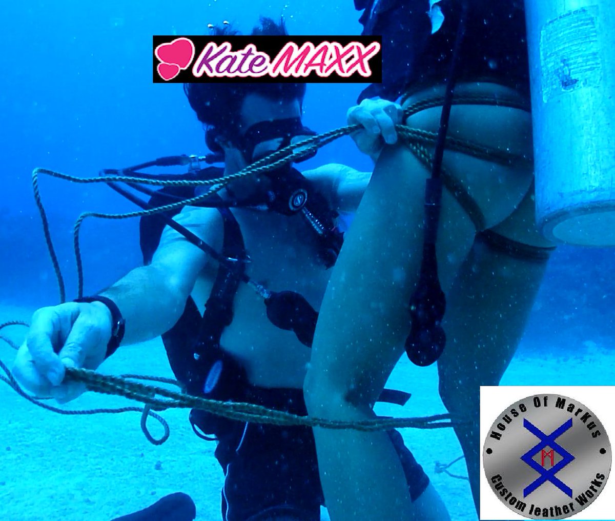 How about some underwater rope!!! Kate and I did some diving in Hedo last year with YSW. Here is a glimpse. Check out her fans only page for the full view! onlyfans.com/katemaxx #HOUSEOFMARKUS #KATEMAXX #SEXBECAUSEFAMILY @YoungSwingersWk @kate_maxx__ @LeatherMasters