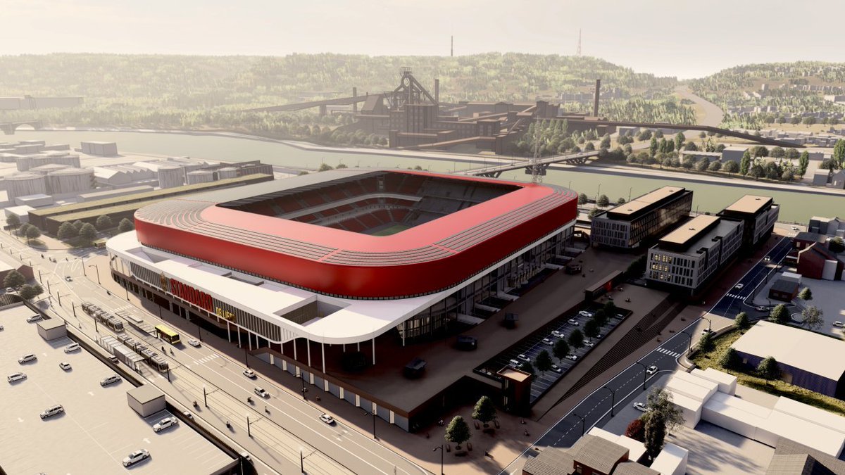 BasileBrigandet's tweet photo. 🏟️🇧🇪 La rénovation de Sclessin validée ! #COYR #RSCL 

C'est désormais sûre, l'emblématique Stade Maurice Dufrasne sera bien rénové. Annoncée en 2019, cette rénovation fera passer le stade de 28 700 places à 32 000. Le début des travaux est imminent. 🔴🔥 https://t.co/Ij4AdDooYa