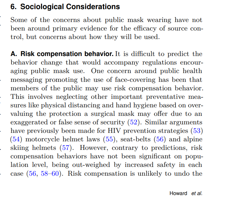 Here's a preprint of a paper (I'm a co-author) where we review the "false sense of security" claim and explain why it doesn't stand to evidence at all, and why, on the contrary, universal masks would be expected to lessen stigma and heighten solidarity.  https://www.preprints.org/manuscript/202004.0203/v2