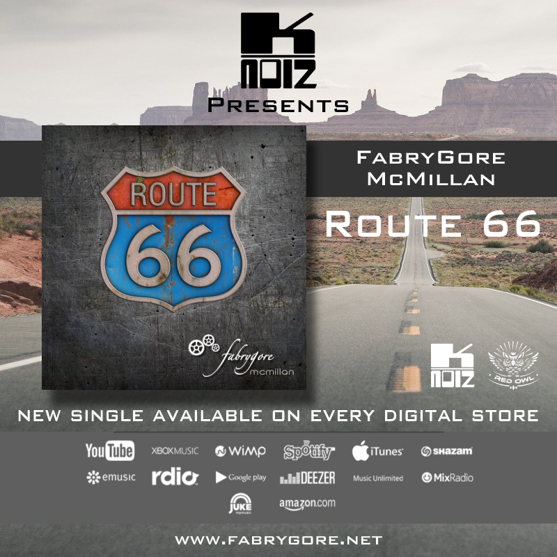 Out now! FabryGore McMillan - Route 66
fabrygore.net/get_music.html