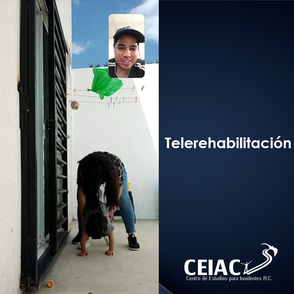 ceiac's tweet photo. #TeleRehabilitación de #psicomotricidad para personas con #discapacidad #visual 🤩🙏🏻 https://t.co/B0gfli2FRk
