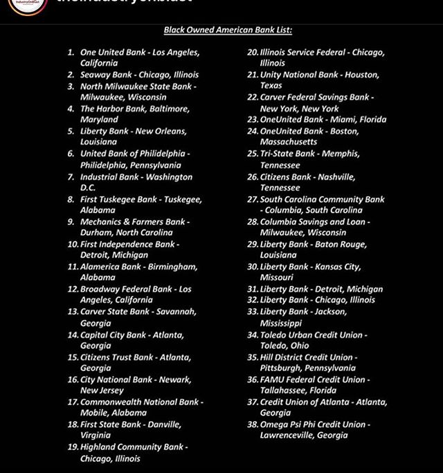 MoorOwned's tweet photo. Support #BlackOwnedBanks! #moorownedbusinesses #blackownedbusinesses https://t.co/MvJIYbqSaa