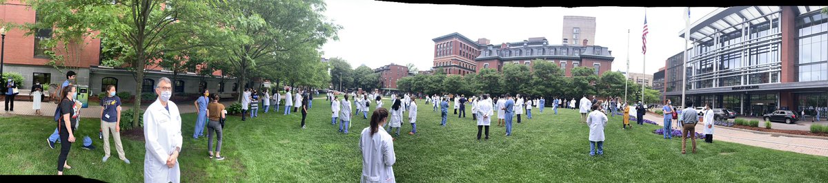 Standing together
Black lives matter #WhiteCoatsforBlackLives
#BMCstrong
 #Pediatrics 
@The_BMC 
@doc_kgb 
@bvincibmc