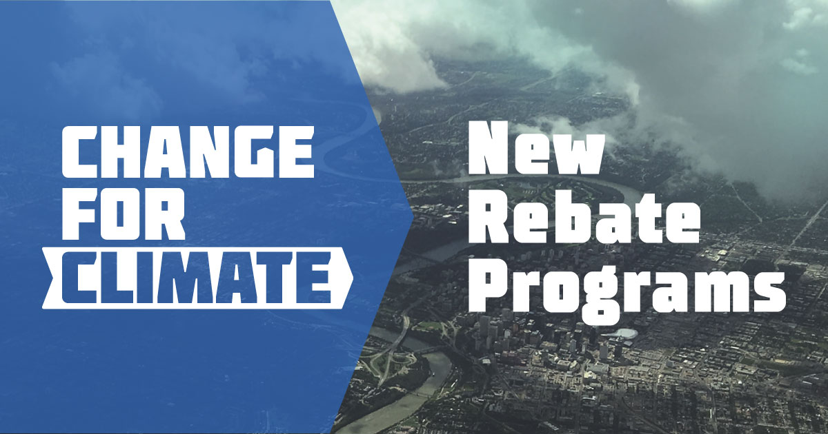 Change for Climate (@yegclimate) on Twitter photo Have you heard? We launched some new <a href="/CityofEdmonton/">City of Edmonton</a> rebate programs to help you save as you make a #ChangeForClimate.
edmonton.ca/environmentalr… Have you heard? We launched some new <a href="/CityofEdmonton/">City of Edmonton</a> rebate programs to help you save as you make a #ChangeForClimate.
edmonton.ca/environmentalr…
