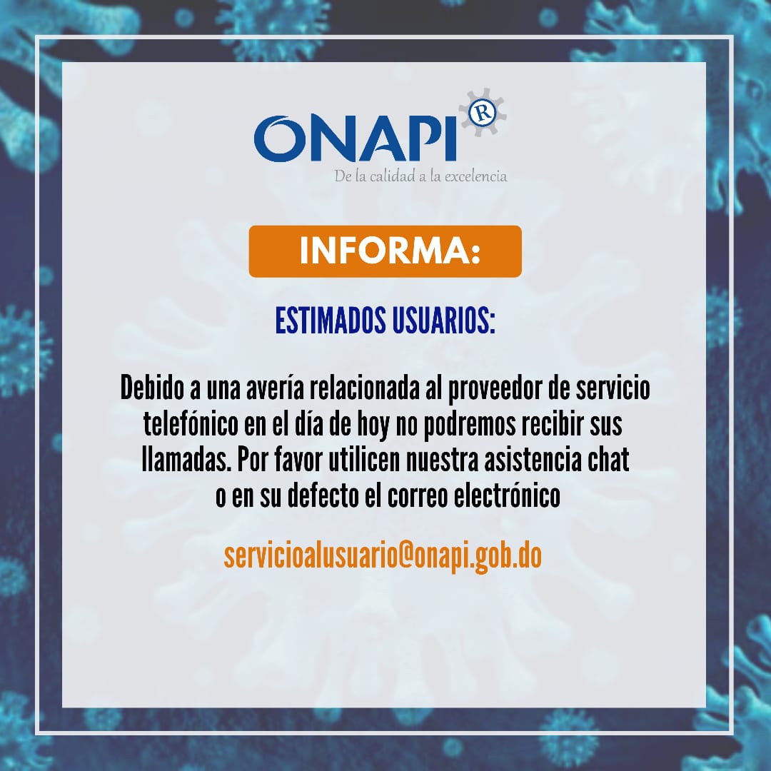 OnapiRD's tweet image. ¡Atención!
#ONAPIinforma