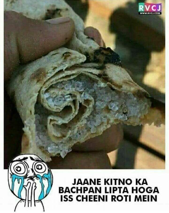 88saurav's tweet image. मैंने भी खाई है ऐसी रोटी...