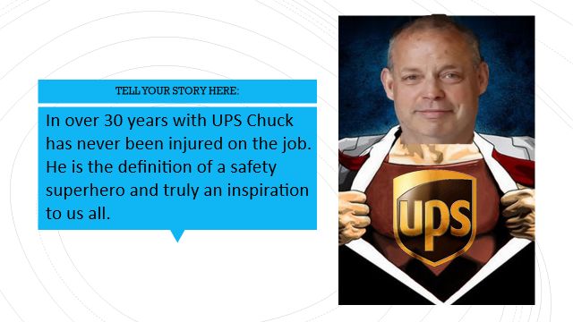 UPS_CTBaSE's tweet photo. CT BaSE recognizes Chuck for his years of safe service, he is a role model whom we can all learn from. #SuperHeroNED #SafetyFirst #SafetyHero 
@safetyfirstNED 
@NortheastBaSE https://t.co/3vgkBlR4hF