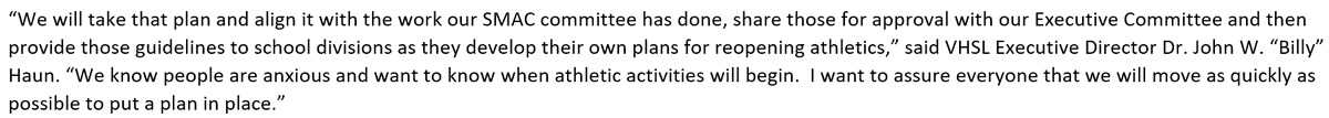 VHSL Athletics tweet media