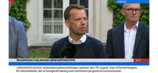 LarsSandahlS's tweet image. Godt og vigtigt med aftale om at forlænge aftalen om lønkompensation, så vi kan sikre danske job. Vi ser frem til drøftelser om nye, fleksible løsninger, som kan tage over, når ordningen udløber. Det bliver der brug for, for #dkbiz og #dkøko kigger ind i et hårdt efterår #dkpol
