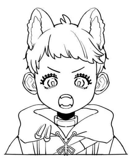 A few profile icon sketches for friends and I, I am colouring them rn 
