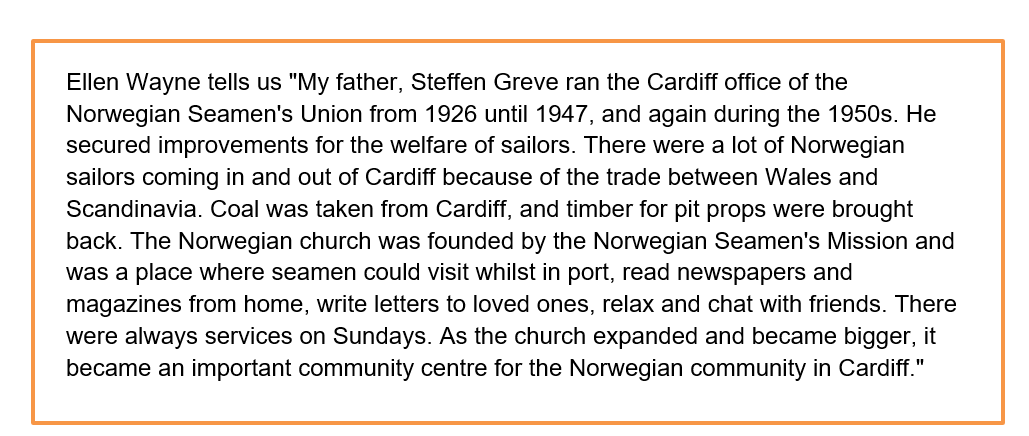 TheCardiffStory's tweet photo. Day 45 #CollectionTour #MuseumAtHome
Norwegian Church sign from when the church was located near the Bute West Dock. The church was dismantled in 1987 and rebuilt in 1992 in its new location. https://t.co/lLpq1D70mg