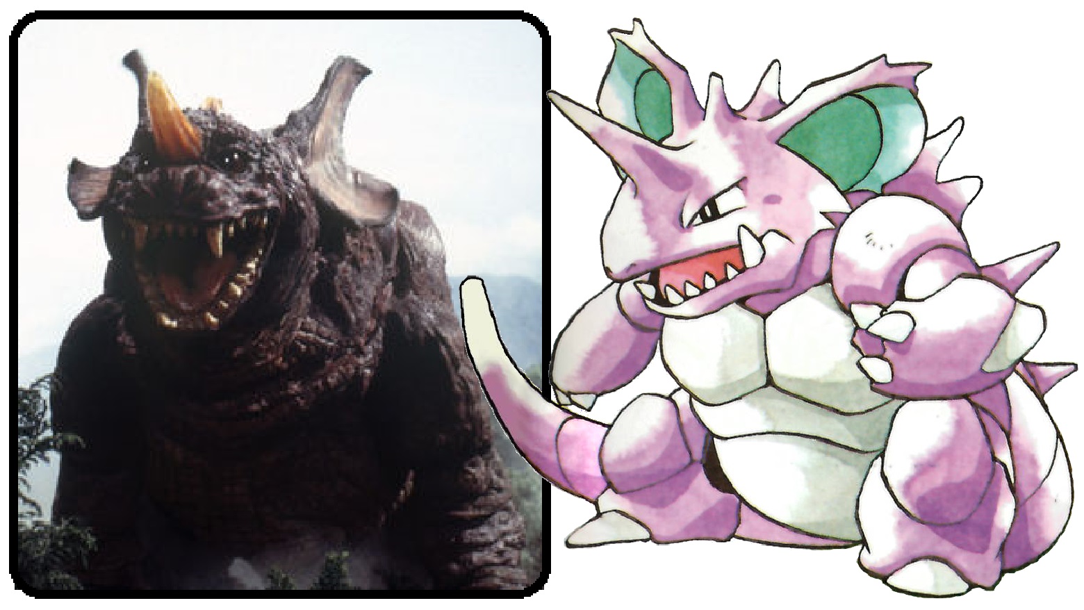 Dr. Lava on X: "Nidoking Origins: As self-confessed huge Godzilla fans, it  appears Game Freak based Nidoking on the kaiju Baragon from "Frankenstein  Conquers the World." This 1965 film was originally planned